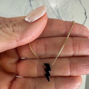Mae Cargo Lightning bolt necklace